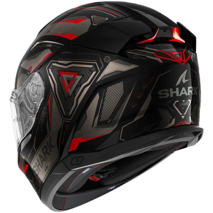 Casque intégral SHARK skwal i3 linik noir anthracite rouge 2026