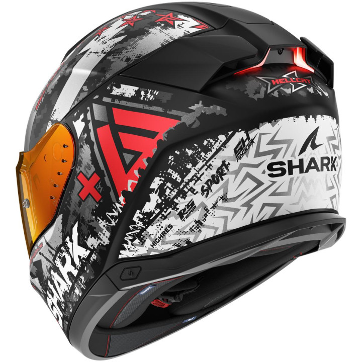 Casque intégral SHARK skwal i3 hellcat noir rouge 2026