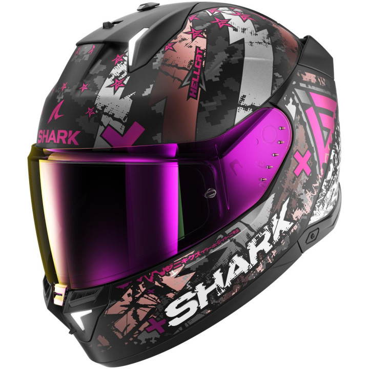 Casque intégral SHARK skwal i3 hellcat noir violet 2026