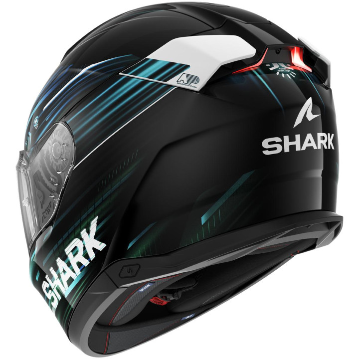 Casque intégral SHARK skwal i3 light-blur noir bleu vert 2026