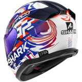 Casque intégral SHARK skwal i3 replica zarco gp de france blanc violet bleu 2026