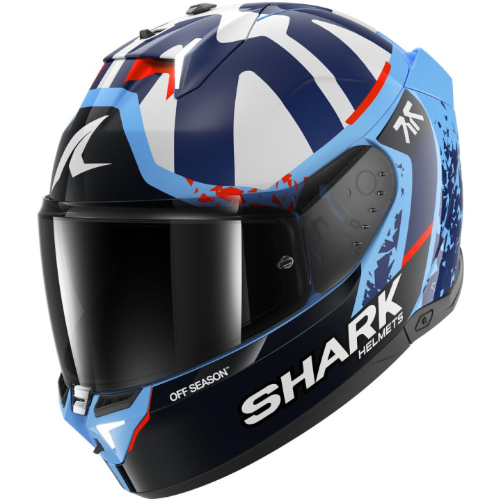 Casque intégral SHARK skwal i3 replica raul fernandez noir bleu blanc 2026