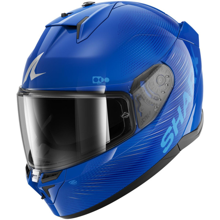Casque intégral SHARK d-skwal 3 sp lyne bleu argent 2026