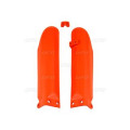 Protège fourche UFO orange fluo KTM sx85 | Oxmoto