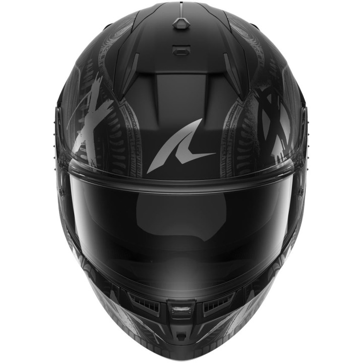 Casque intégral SHARK d-skwal 3 shiever noir anthracite argent 2026