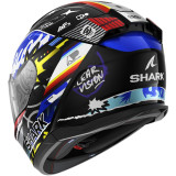 Casque intégral SHARK d-skwal 3 streetrush noir bleu 2026