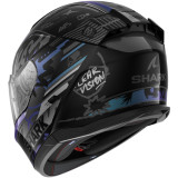 Casque intégral SHARK d-skwal 3 streetrush noir vert chrome 2026