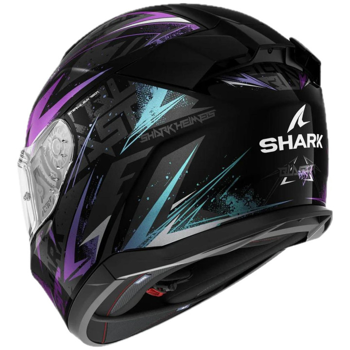 Casque intégral SHARK d-skwal 3 blast-r noir vert 2026