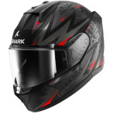 Casque intégral SHARK d-skwal 3 blast-r noir anthracite rouge 2026