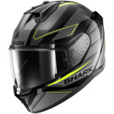 Casque intégral SHARK d-skwal 3 sizler noir anthracite jaune 2026