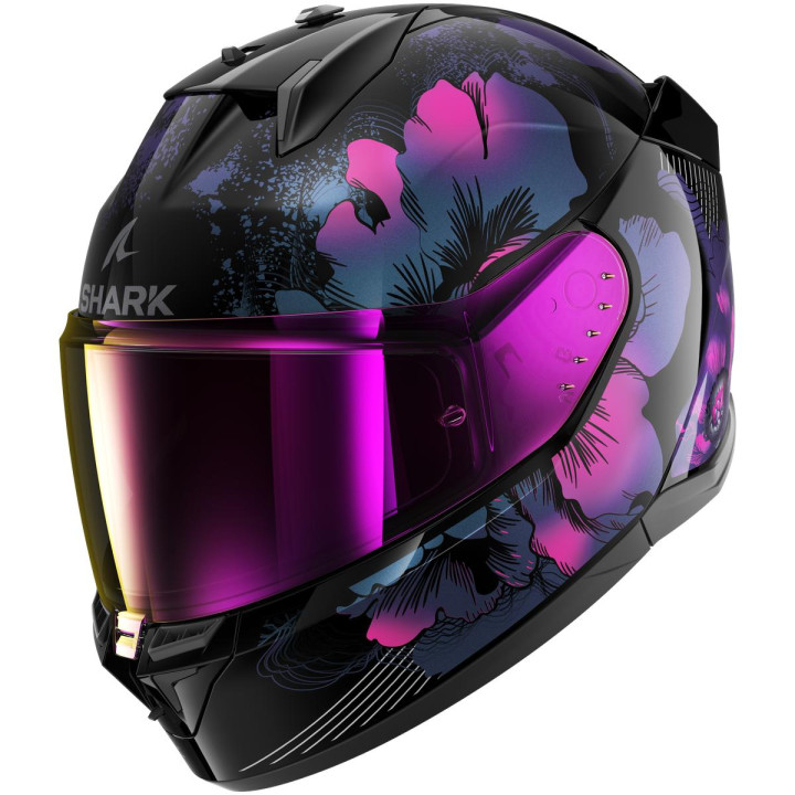 Casque intégral SHARK d-skwal 3 mayfer noir violet 2026