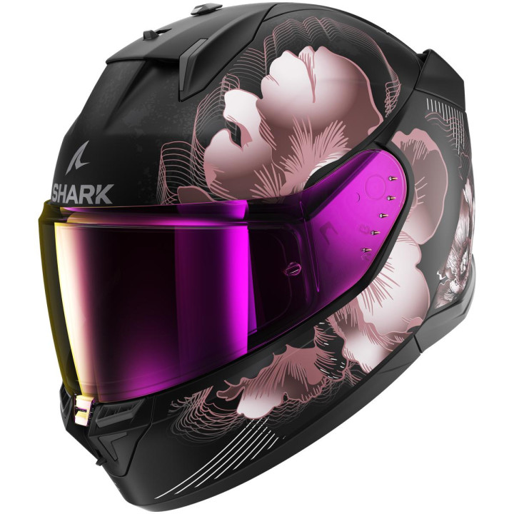 Casque intégral SHARK d-skwal 3 mayfer noir violet or 2026