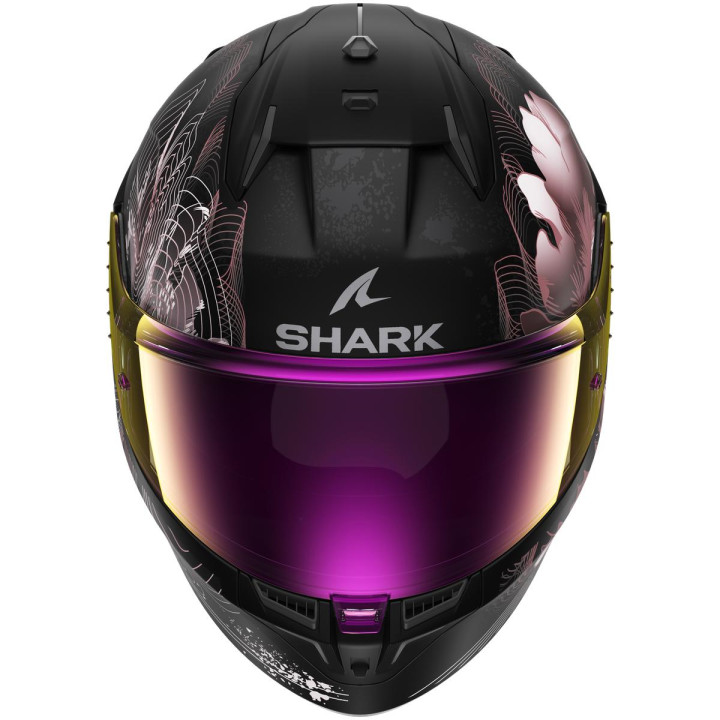 Casque intégral SHARK d-skwal 3 mayfer noir violet or 2026