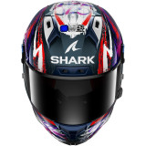 Casque intégral SHARK aeron-gp fim racing #1 replica zarco signature carbone blanc violet 2026