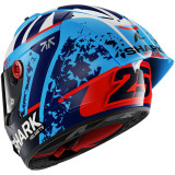 Casque intégral SHARK aeron-gp fim racing #1 replica raul fernandez bleu blanc 2026