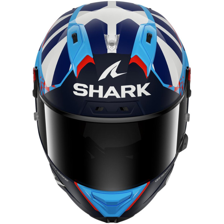 Casque intégral SHARK aeron-gp fim racing #1 replica raul fernandez bleu blanc 2026