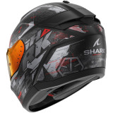 Casque intégral SHARK ridill 2 molokai noir anthracite rouge 2026