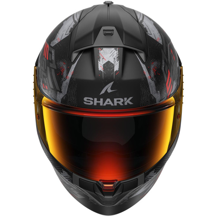 Casque intégral SHARK ridill 2 molokai noir anthracite rouge 2026