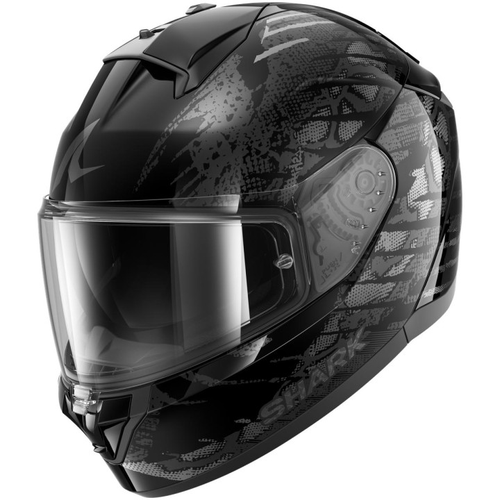 Casque intégral SHARK ridill 2 reptaia noir anthracite argent 2026