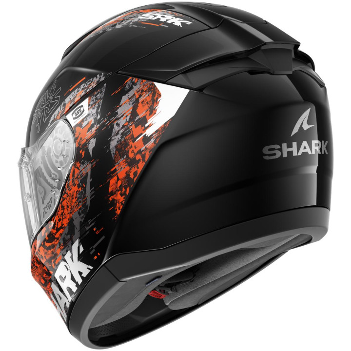 Casque intégral SHARK ridill 2 speed-vib noir anthracite orange 2026