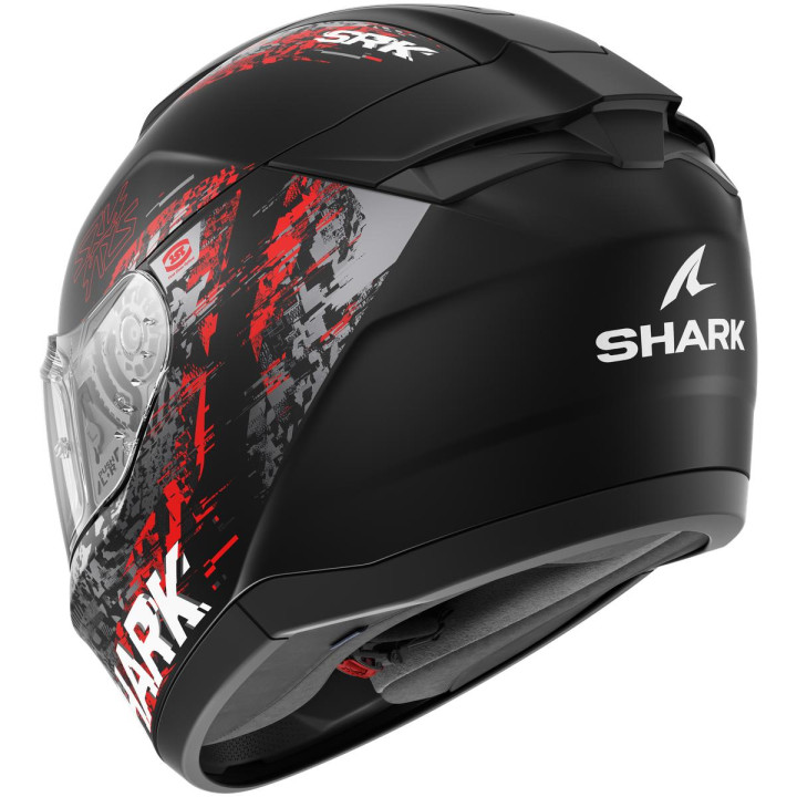 Casque intégral SHARK ridill 2 speed-vib noir anthracite rouge 2026