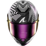 Casque intégral SHARK spartan gt pro carbon sthyr carbone violet 2026