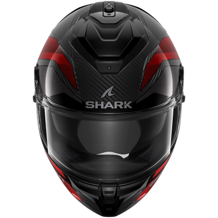 Casque intégral SHARK spartan gt pro ritmo carbon carbone rouge 2026