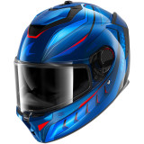 Casque intégral SHARK spartan gt pro carbon mekarium carbone bleu orange 2026