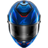 Casque intégral SHARK spartan gt pro carbon mekarium carbone bleu orange 2026
