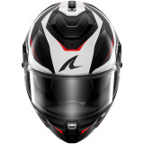 Casque intégral SHARK spartan gt pro carbon mekarium argent rouge 2026