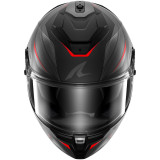 Casque intégral SHARK spartan gt pro carbon mekarium carbone anthracite rouge 2026