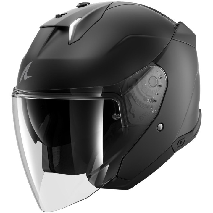 Casque jet SHARK skwal i3 jet blank noir mat 2026 | Oxmoto