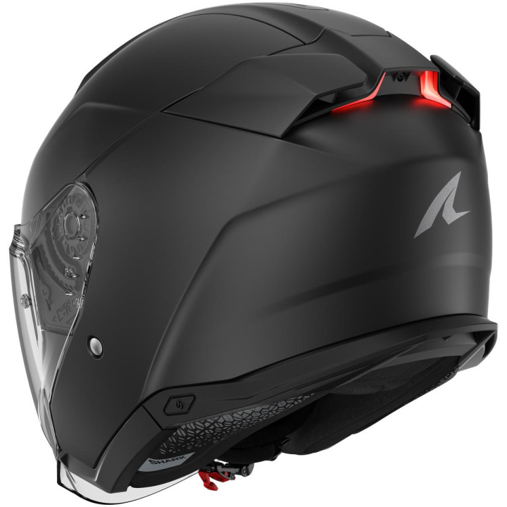 Casque jet SHARK skwal i3 jet blank noir mat 2026 | Oxmoto