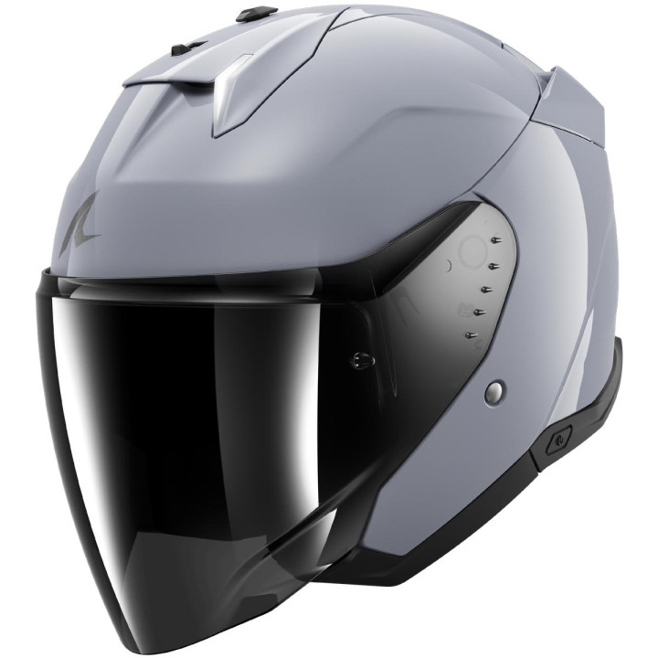 Casque jet SHARK skwal i3 jet dark shadow gun argent 2026