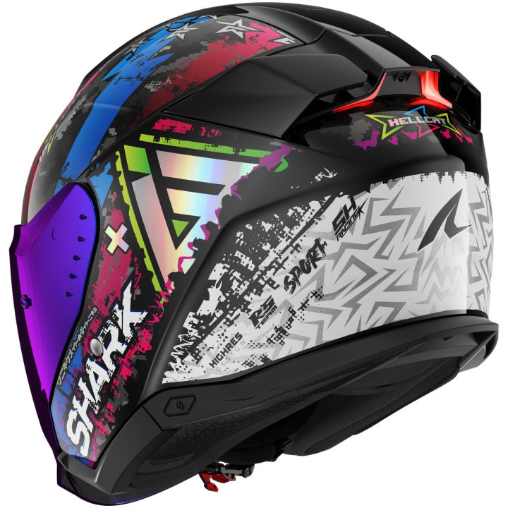 Casque jet SHARK skwal i3 jet hellcat noir bleu 2026