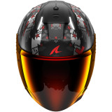 Casque jet SHARK skwal i3 jet hellcat noir rouge 2026