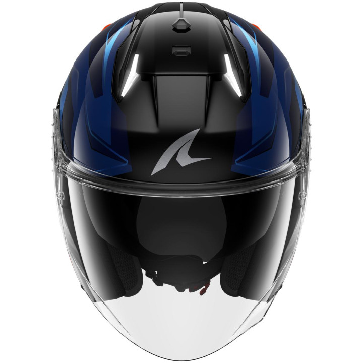 Casque jet SHARK skwal i3 jet mekarium noir orange 2026