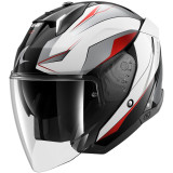 Casque jet SHARK skwal i3 jet mekarium noir blanc 2026