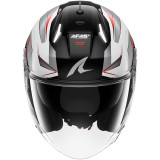 Casque jet SHARK skwal i3 jet mekarium noir blanc 2026