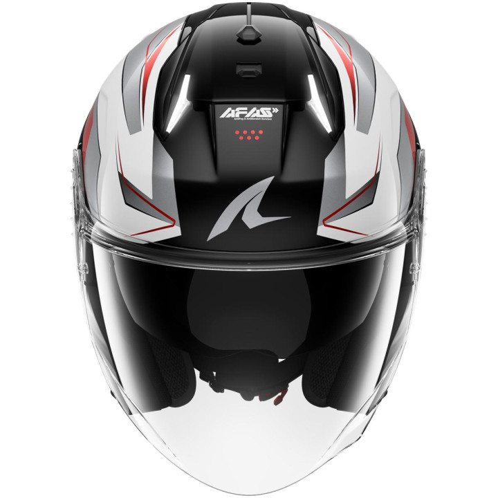 Casque jet SHARK skwal i3 jet mekarium noir blanc 2026