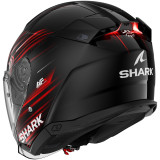 Casque jet SHARK skwal i3 jet light-blur noir rouge blanc 2026