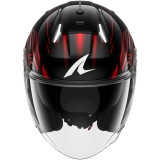 Casque jet SHARK skwal i3 jet light-blur noir rouge blanc 2026