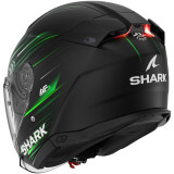 Casque jet SHARK skwal i3 jet light-blur noir vert blanc 2026