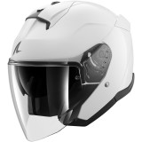 Casque jet SHARK skwal jet blank blanc nacré 2026 | Oxmoto