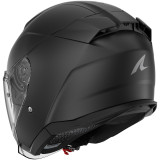 Casque jet SHARK skwal jet blank noir mat 2026 | Oxmoto