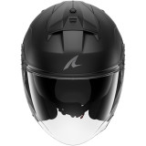 Casque jet SHARK skwal jet blank noir mat 2026 | Oxmoto