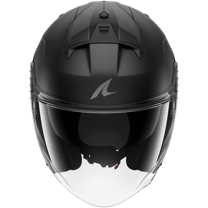 Casque jet SHARK skwal jet blank noir mat 2026 | Oxmoto