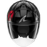 Casque jet SHARK skwal jet shiever noir anthracite rouge 2026