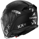 Casque jet SHARK skwal jet shiever noir anthracite argent 2026