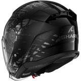 Casque jet SHARK skwal jet reptaia noir anthracite 2026